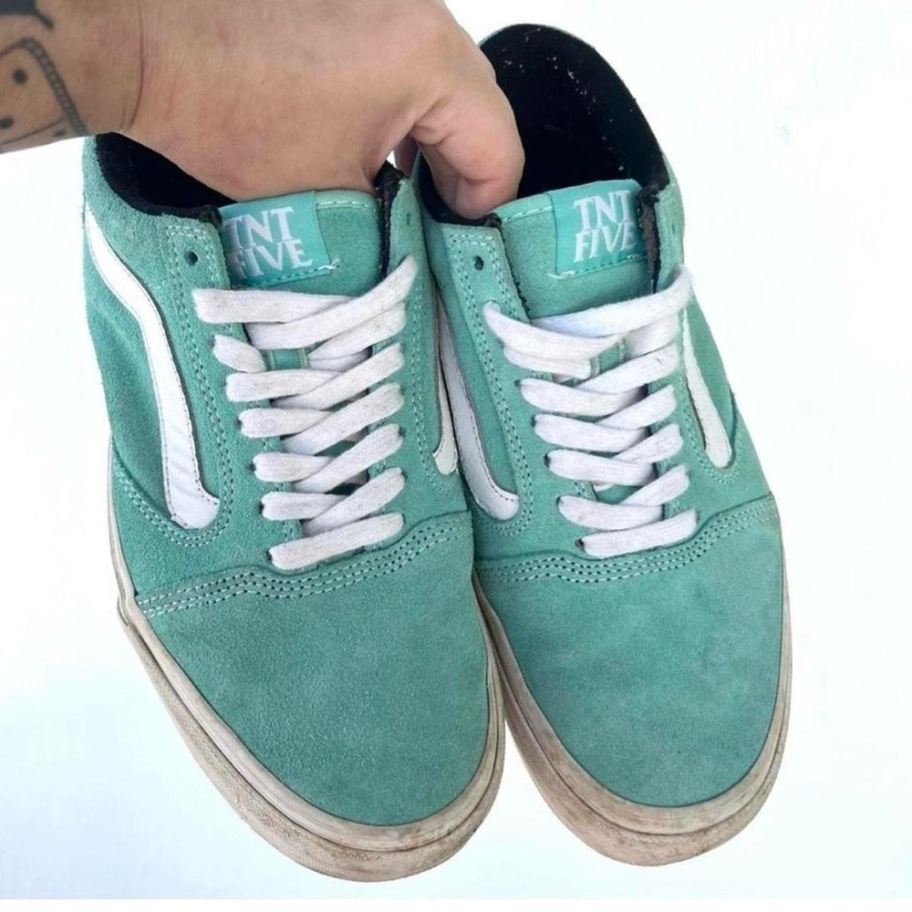 Vans TNT 5 Tony Trujillo “Seafoam” Suede/White RARE shoes
